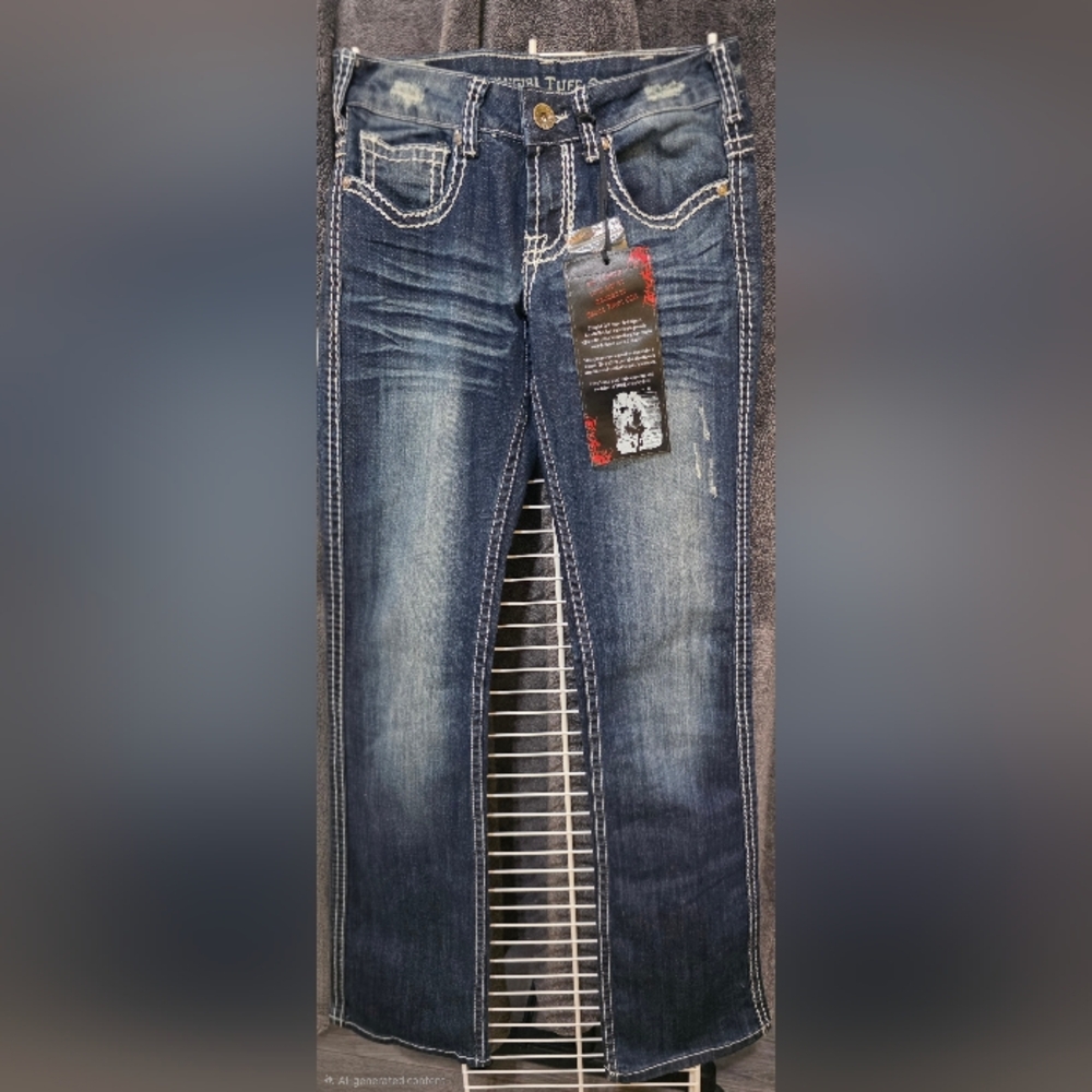 Cowgirl Tuff Women's Boot Cut Jeans - Blue